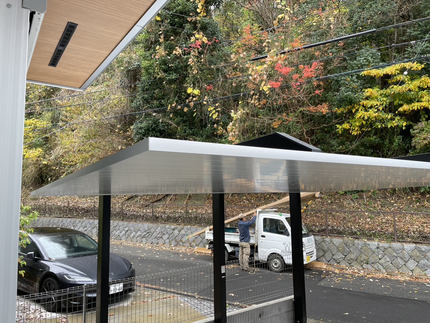逗子市にてカーポートの設置